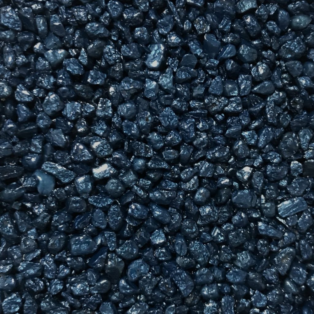 Colorquarzkies Metallic Blau